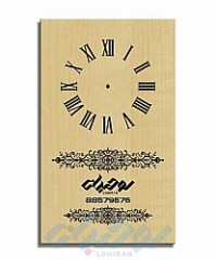 ساعت های دیواری تبلیغاتی چوبی C110